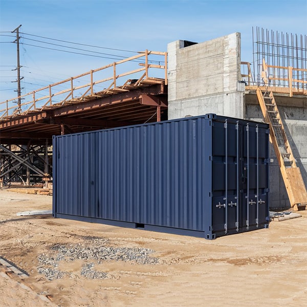 construction site storage containers are available in various sizes, including 10 ft, 20 ft, and 40 ft